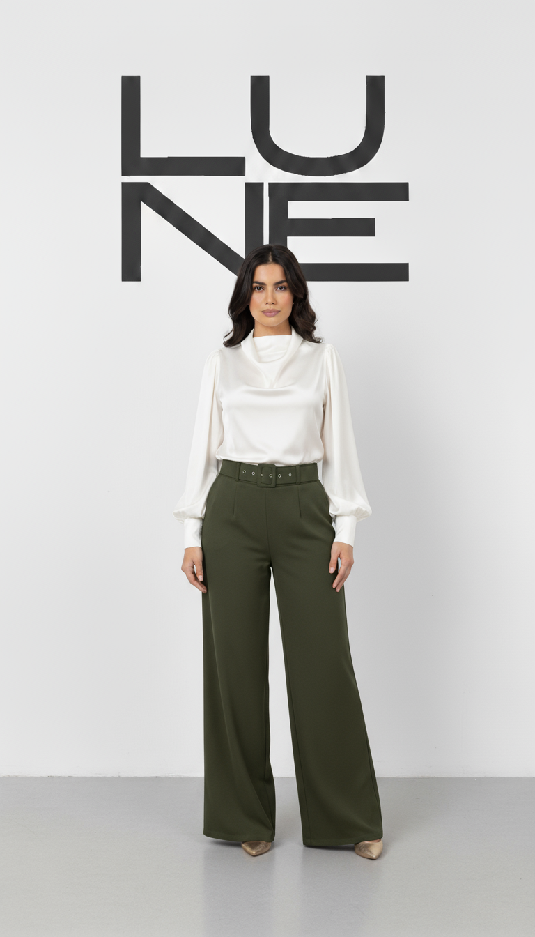 Chemisier en satin - Ma boutique