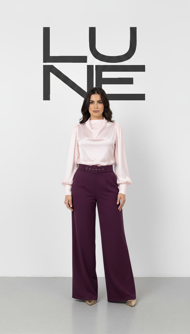 Chemisier en satin - Ma boutique