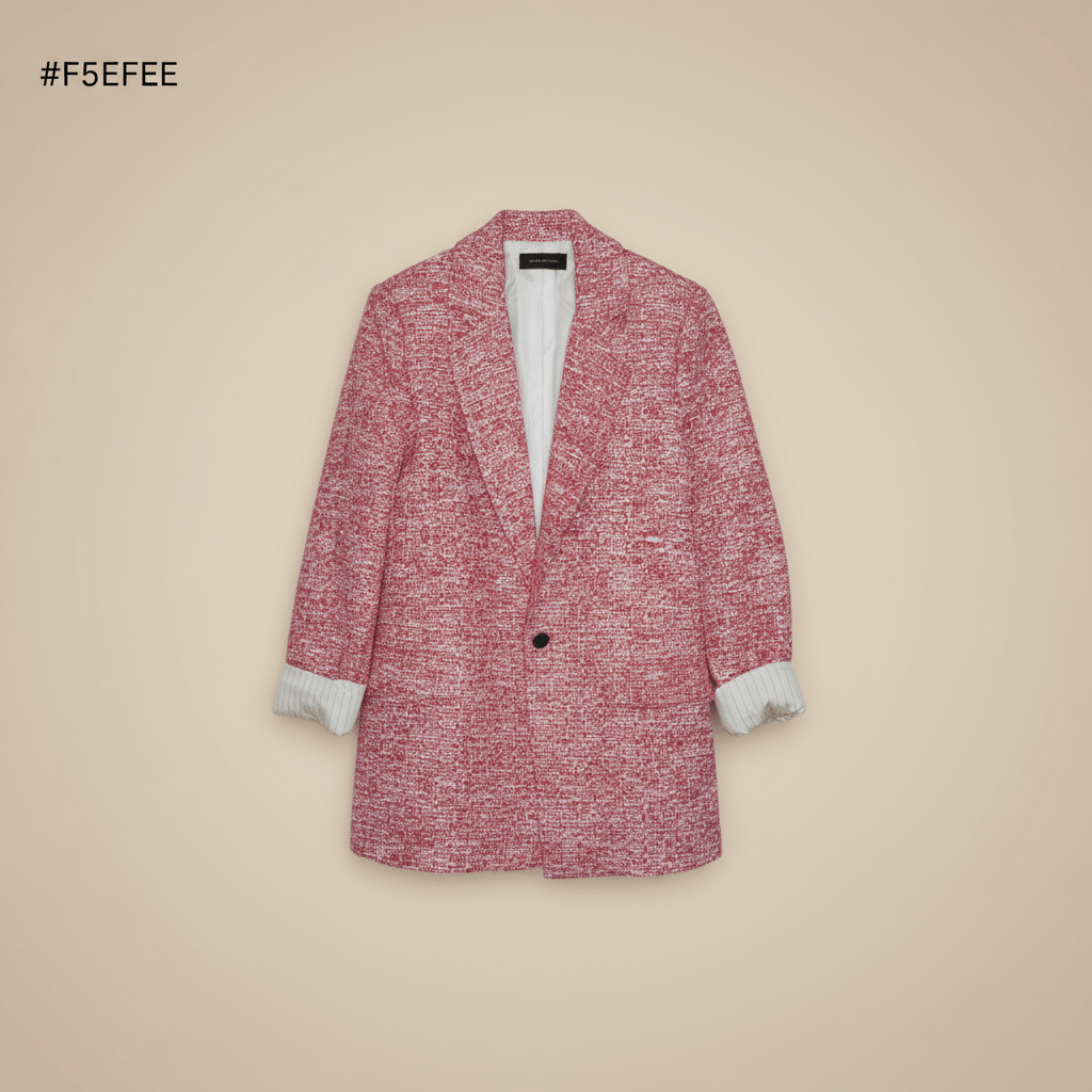 Veste Tailleur Longue — Texturée - Lune La Boutique