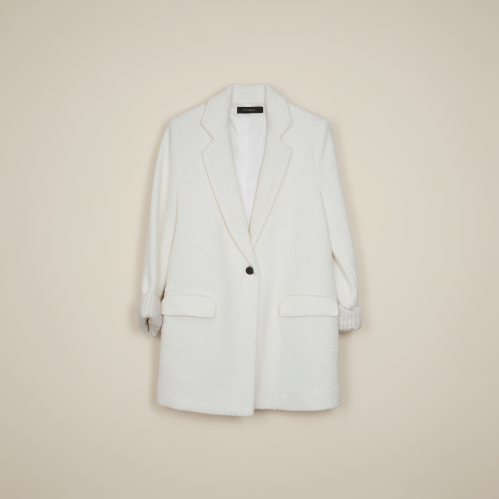 Veste Tailleur Longue — Texturée - Lune La Boutique