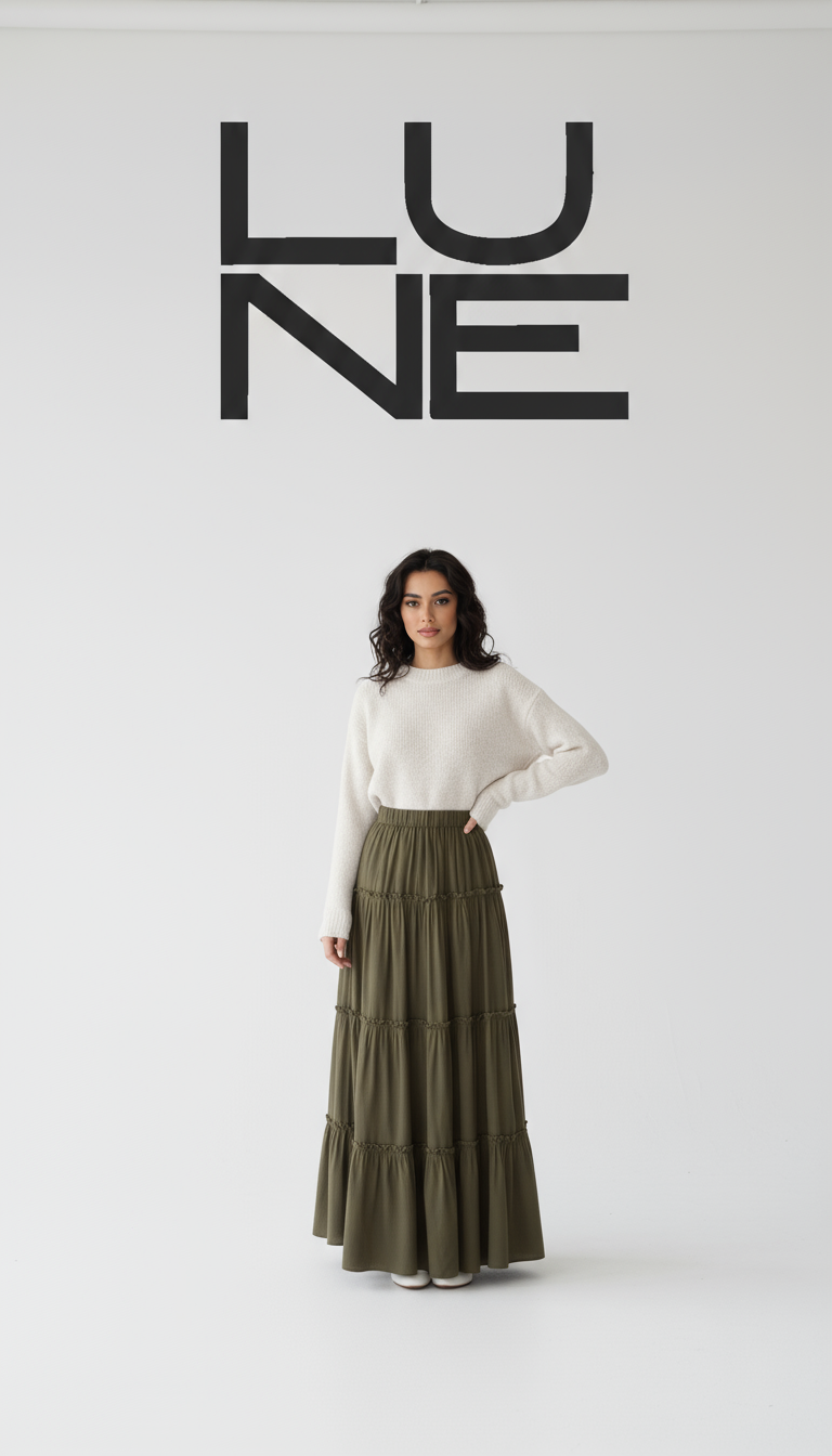 Jupe Longue avec découpe - Ma boutique
