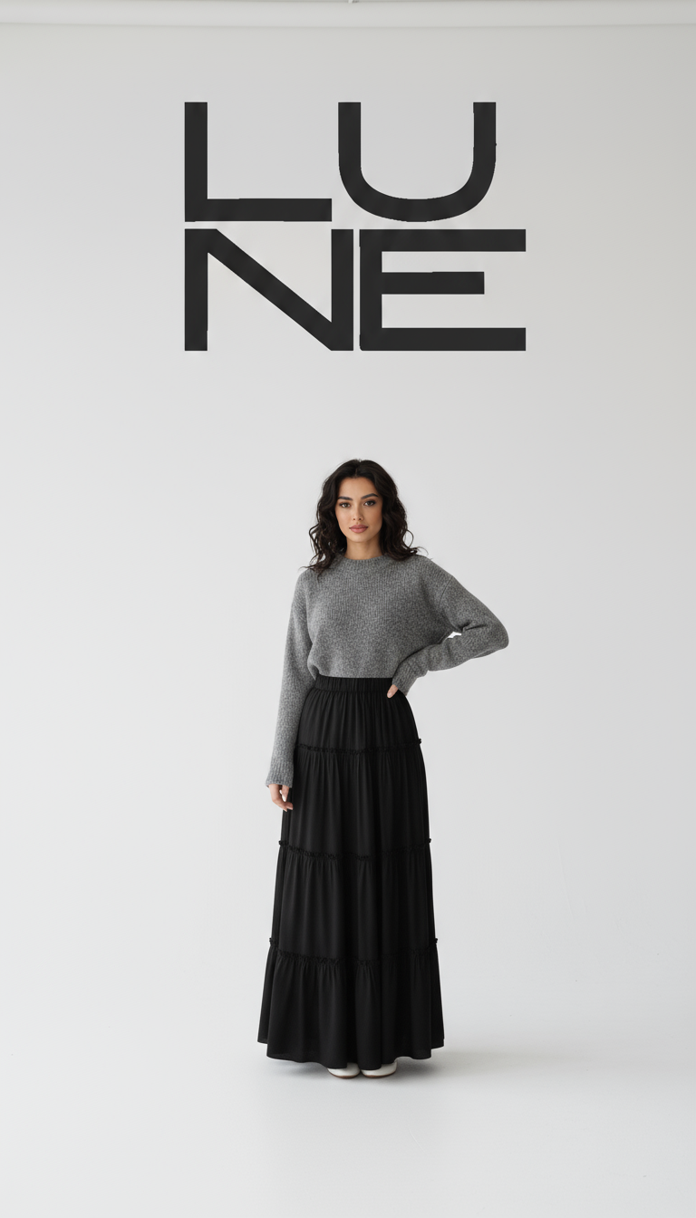 Jupe Longue avec découpe - Ma boutique