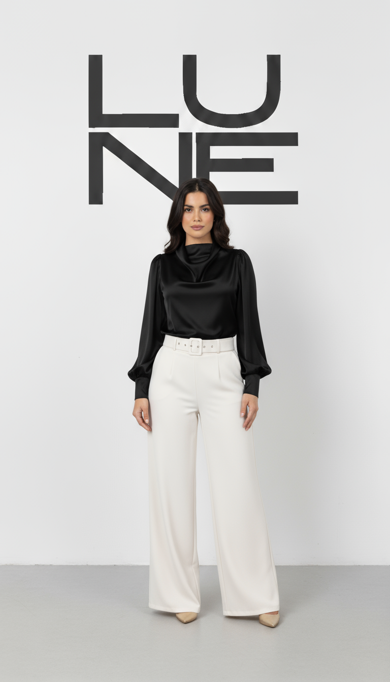 Chemisier en satin - Ma boutique