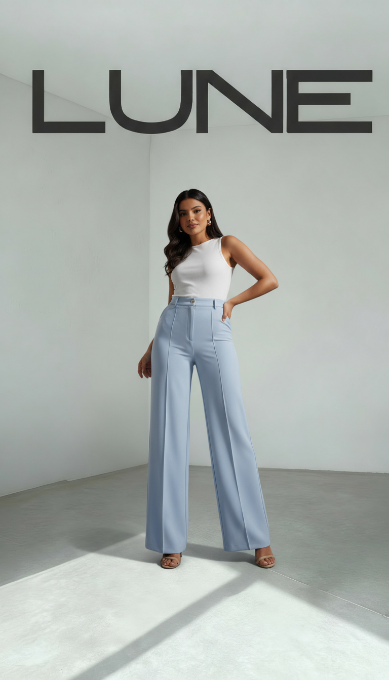 Pantalon Taille haute large - Ma boutique