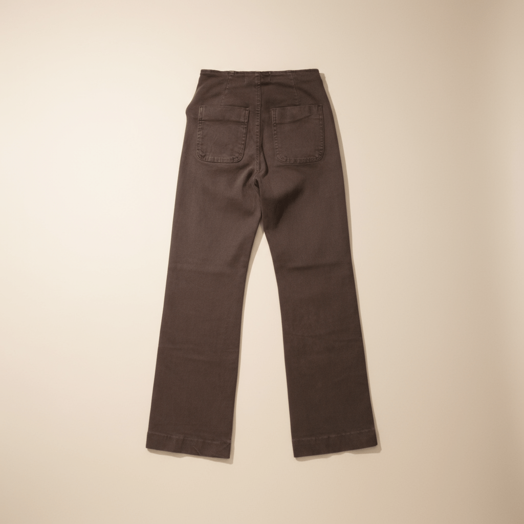 Jean Wide - Leg Taille Haute — Poches Plaquées - Lune La Boutique